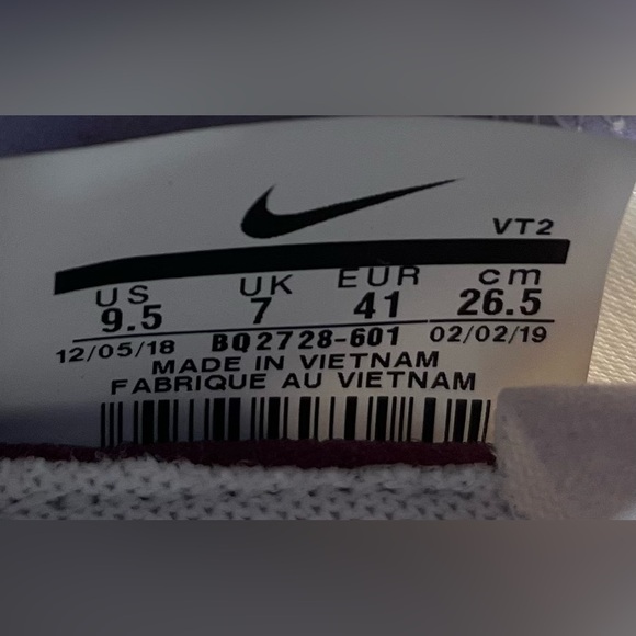 Nike React Element 55 Womens Size 9.5 Running Shoes Sneakers Peach/Cream - Picture 8 of 8